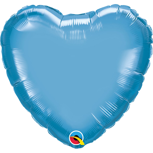 Standard Heart Chrome Blue